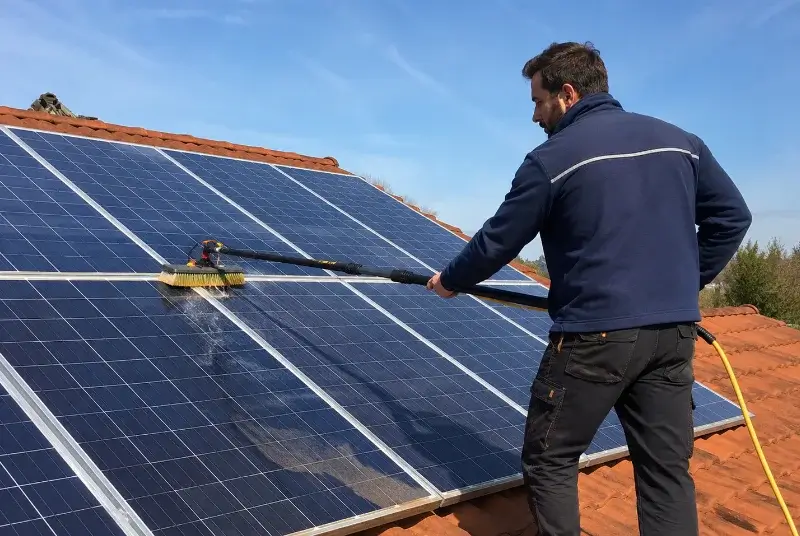 Nettoyage et entretien de panneaux solaires à Ergersheim