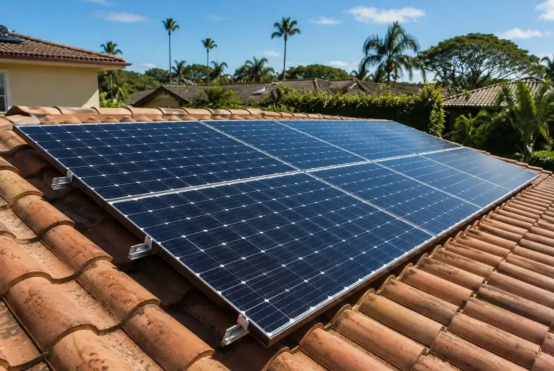 Installation de panneaux solaires à Ergersheim